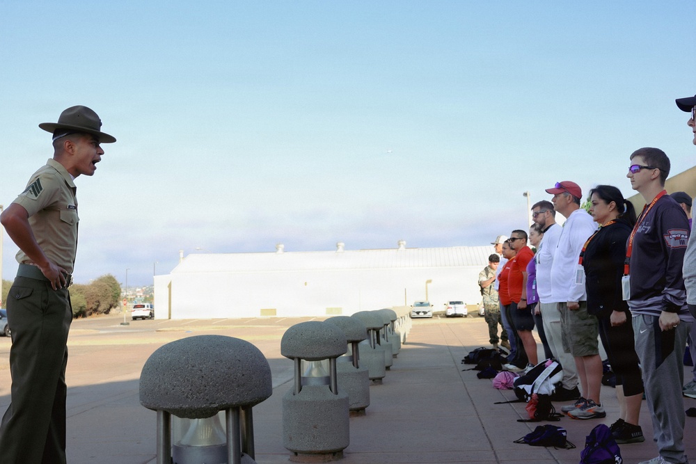 Educators and Community Influencers from across Washington, Oregon and California visit MCRD San Diego
