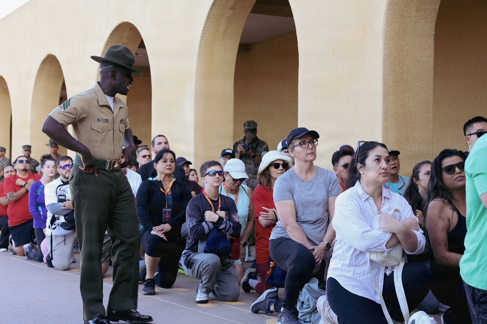 Educators and Community Influencers from across Washington, Oregon and California visit MCRD San Diego
