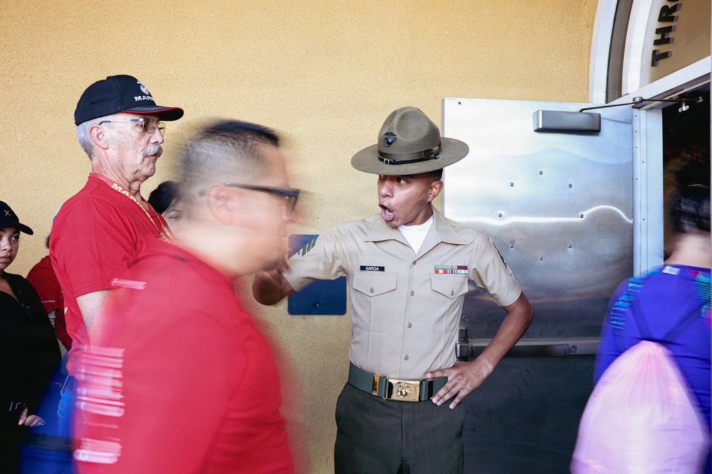 Educators and Community Influencers from across Washington, Oregon and California visit MCRD San Diego