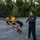 Sailors from Walter Reed Dermatology Department participate in group exercise