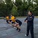 Sailors from Walter Reed Dermatology Department participate in group exercise