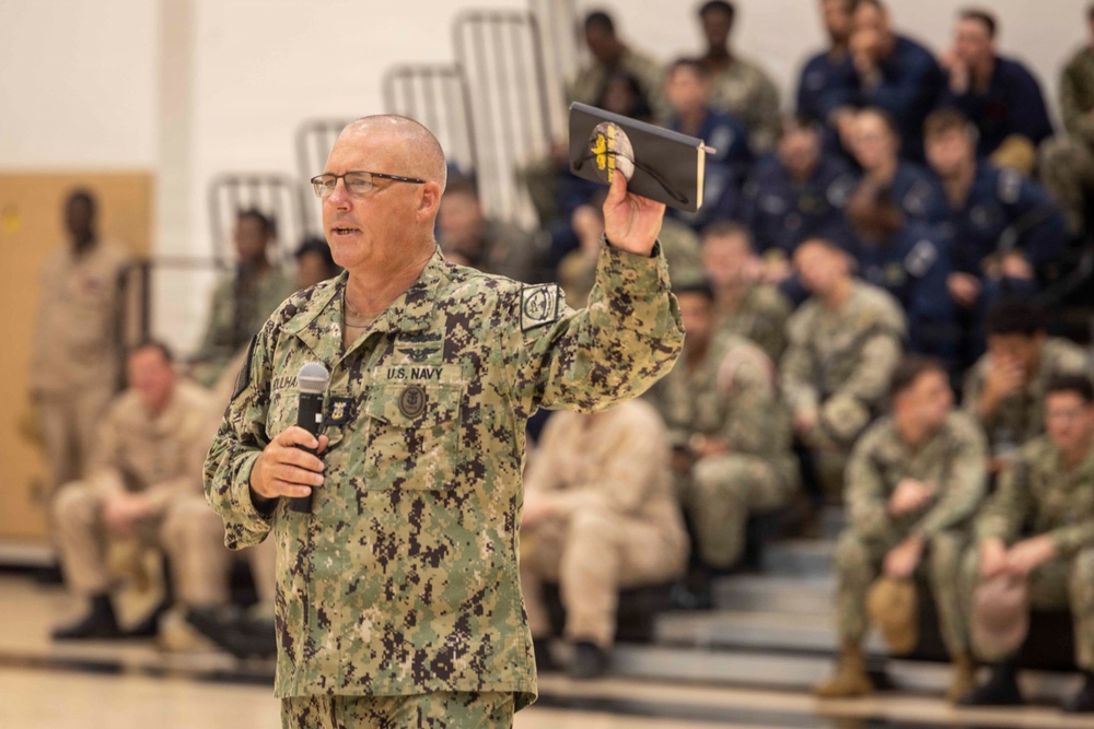 CNP Holds All Hands Call at NS Mayport