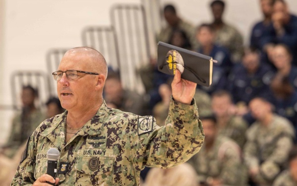 CNP Holds All Hands Call at NS Mayport