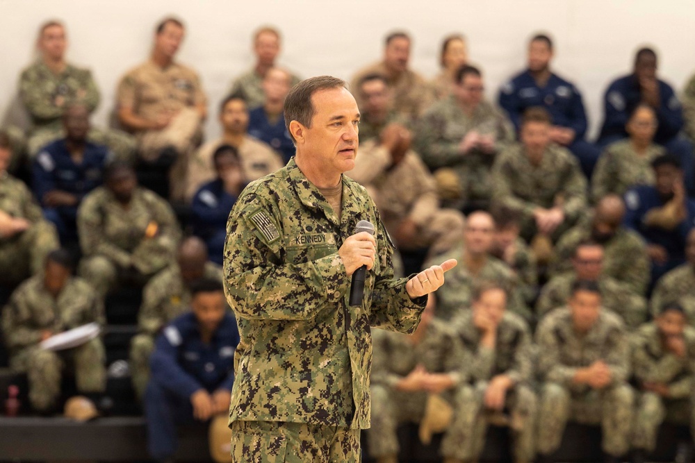 CNP Holds All Hands Call at NS Mayport