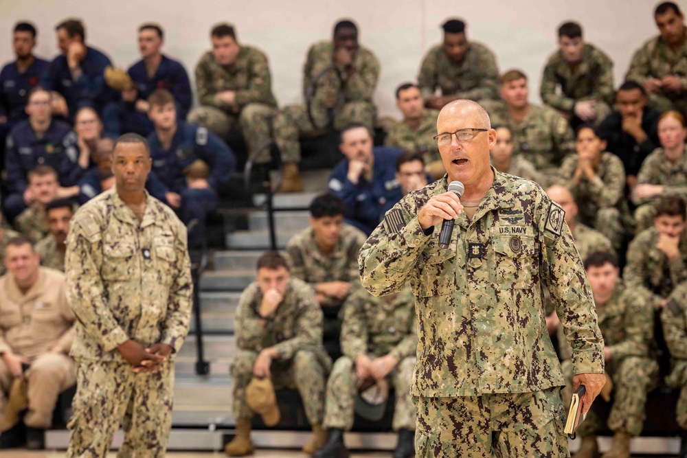CNP Holds All Hands Call at NS Mayport