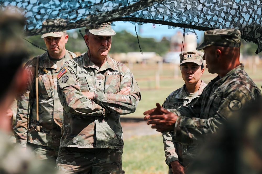 Maj. Gen. Todd Erskine visits 364th ESC during RIMPAC 2026
