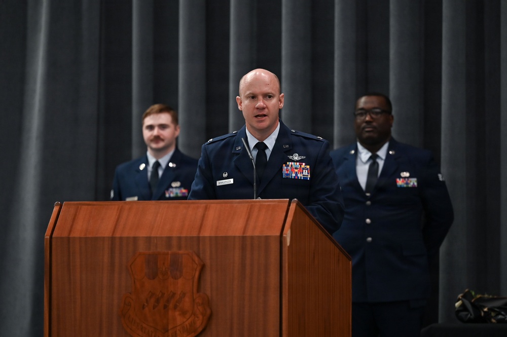 608th Air Communications Squadron Change of Command