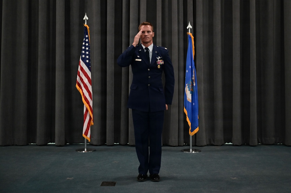 608th Air Communications Squadron Change of Command
