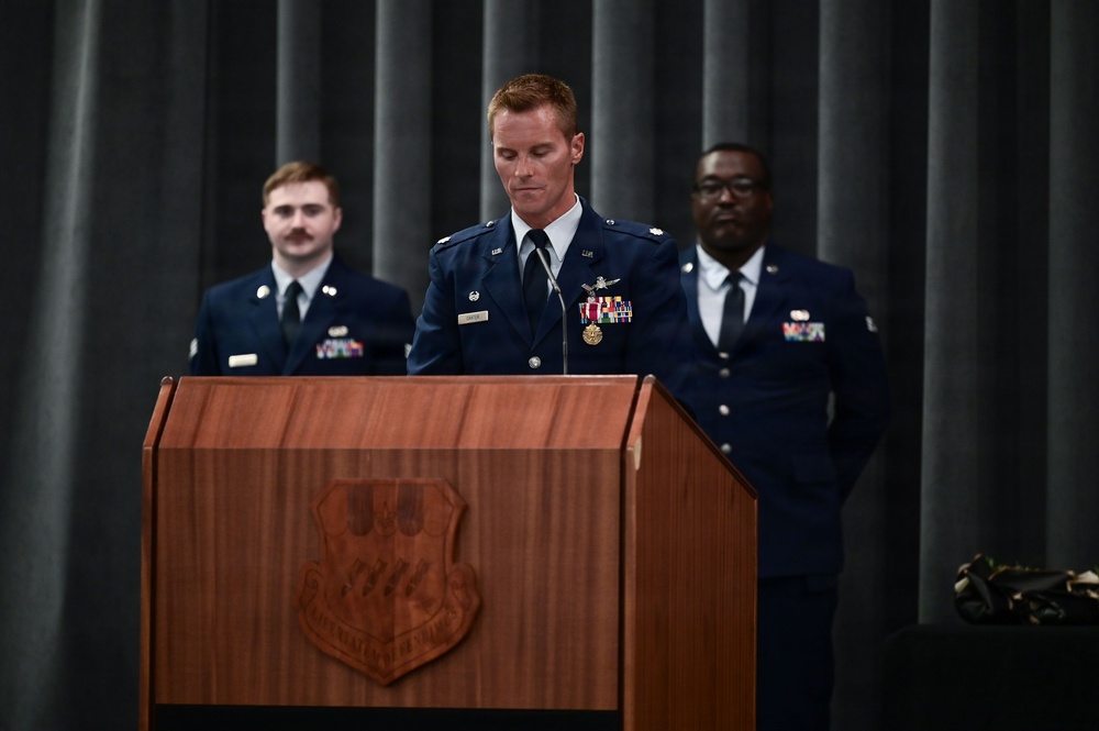 608th Air Communications Squadron Change of Command
