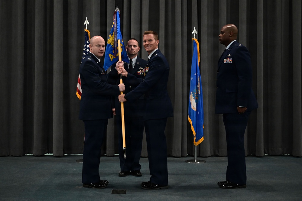 608th Air Communications Squadron Change of Command