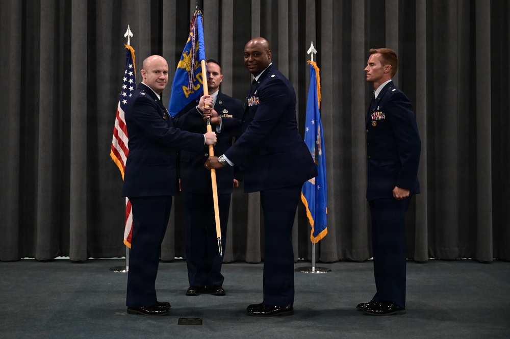 608th Air Communications Squadron Change of Command