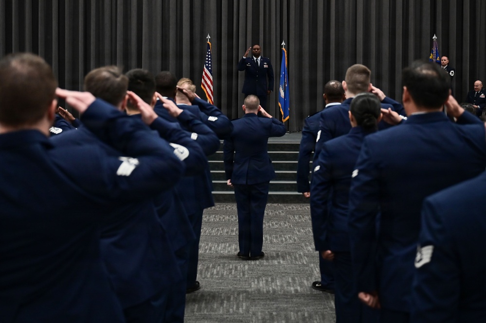 608th Air Communications Squadron Change of Command