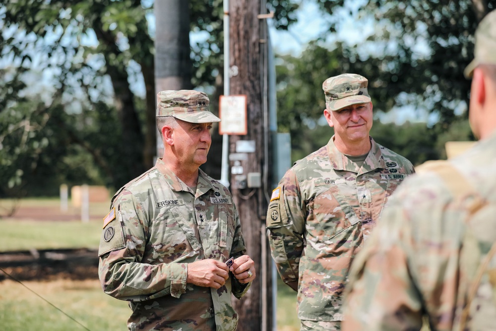 Maj. Gen. Todd Erskine visits 364th ESC during RIMPAC 2026