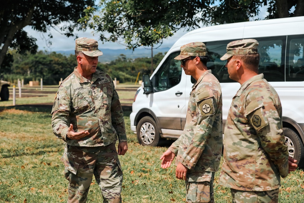 Maj. Gen. Todd Erskine visits 364th ESC during RIMPAC 2026