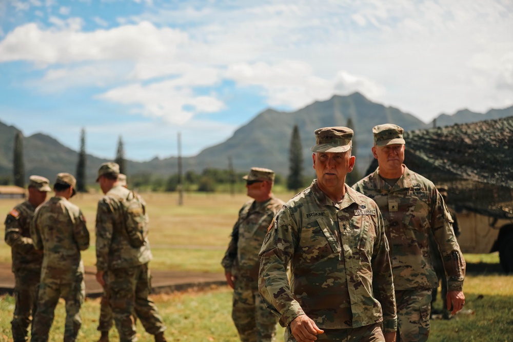 Maj. Gen. Todd Erskine visits 364th ESC during RIMPAC 2026