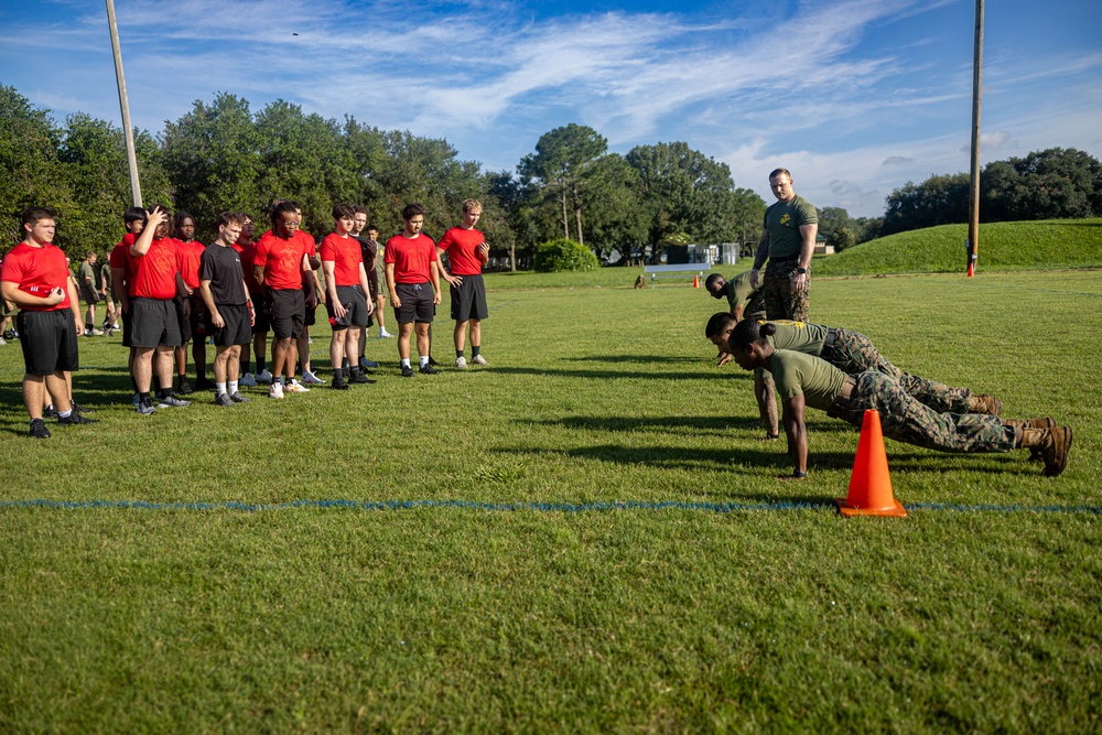 U.S. Marine Corps Poolee Function at Audubon Park New Orleans