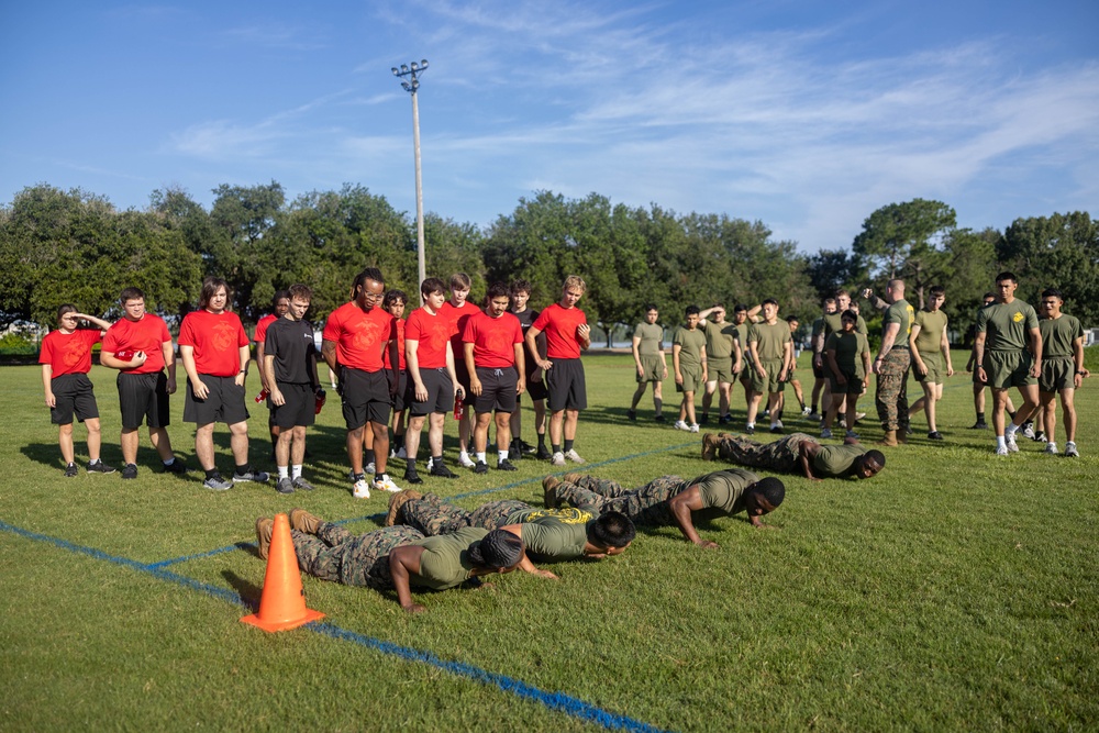 U.S. Marine Corps Poolee Function at Audubon Park New Orleans