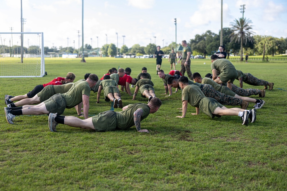 U.S. Marine Corps Poolee Function at Audubon Park New Orleans