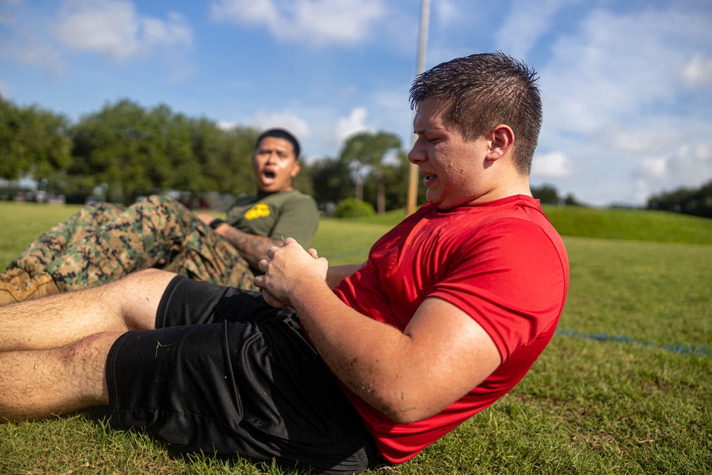 U.S. Marine Corps Poolee Function at Audubon Park New Orleans