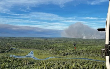 Minnesota National Guard supports aerial wildfire suppression operations in Northern Minnesota
