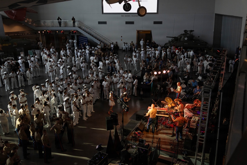 Marine Forces Reserve Band Performs at the World War II Museum During Sail 250