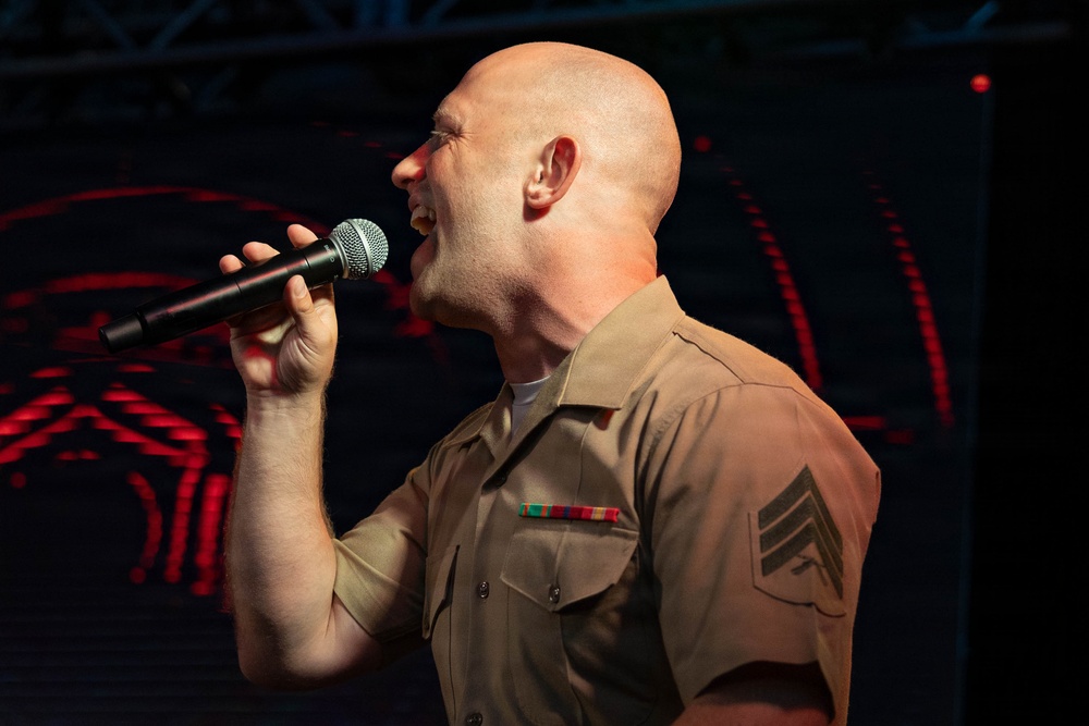 Marine Forces Reserve Band Performs at the World War II Museum During Sail 250