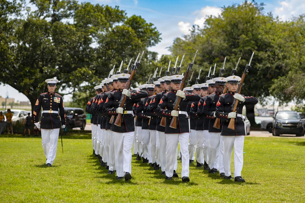 Silent Drill Platoon takes on Sail 250 New Orleans