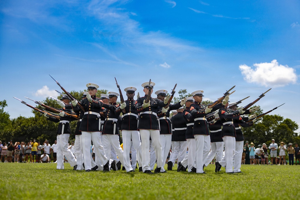 Silent Drill Platoon takes on Sail 250 New Orleans