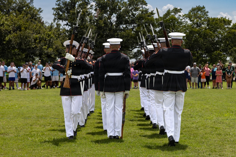 Silent Drill Platoon takes on Sail 250 New Orleans
