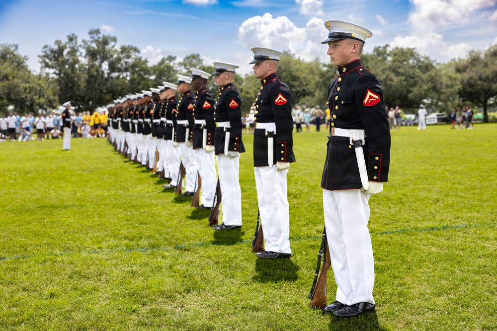 Silent Drill Platoon takes on Sail 250 New Orleans