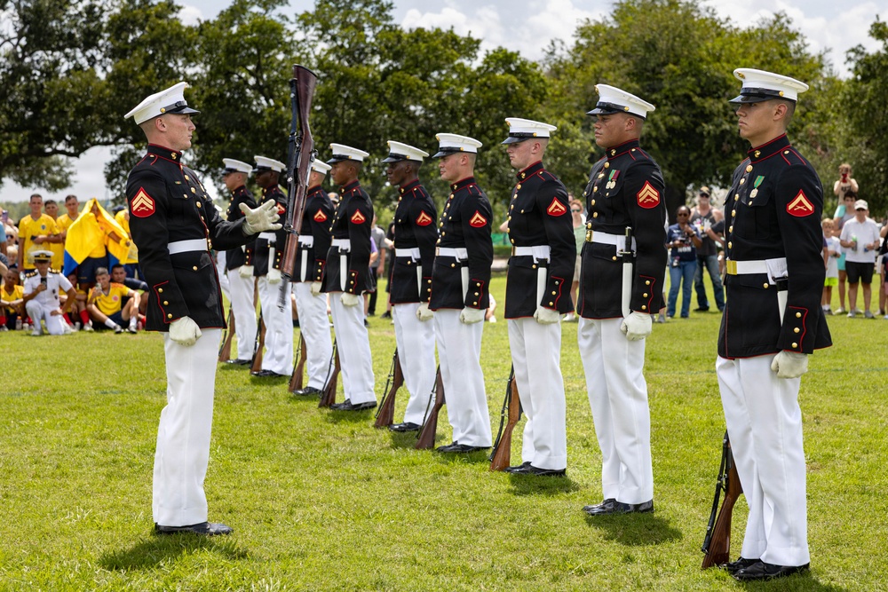 Silent Drill Platoon takes on Sail 250 New Orleans