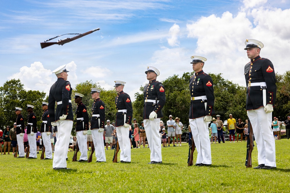 Silent Drill Platoon takes on Sail 250 New Orleans