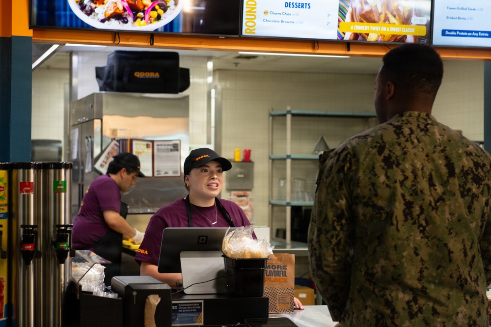 Qdoba Grand Opening on Naval Base San Diego