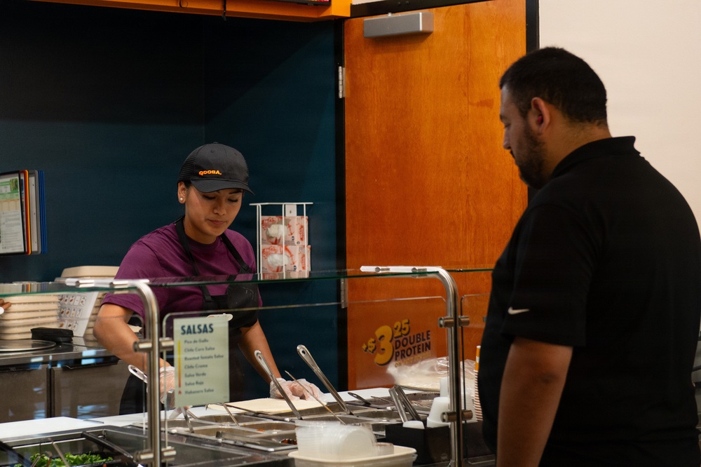 Qdoba Grand Opening on Naval Base San Diego