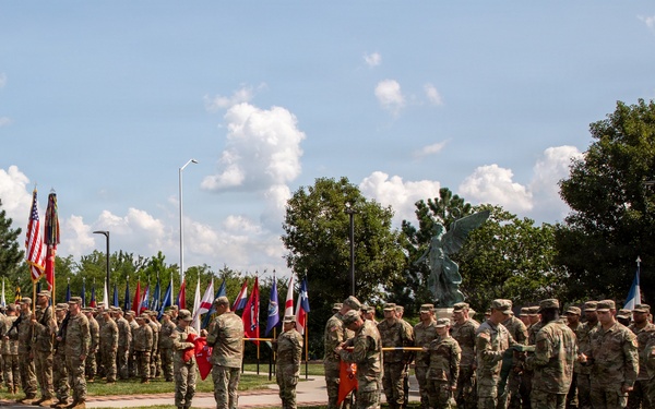 1st Brigade Engineer Battalion Reflagging Ceremony