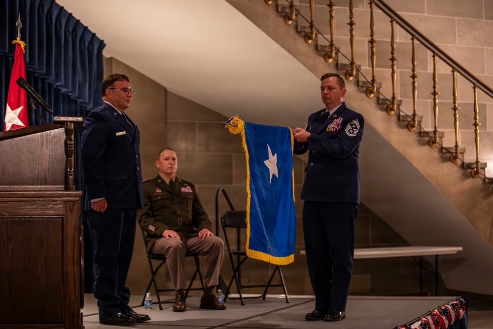 Col. Jared Kennish is promoted to brigadier general and assume command of the Missouri Air National Guard
