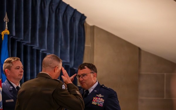 Col. Jared Kennish is promoted to brigadier general and assume command of the Missouri Air National Guard