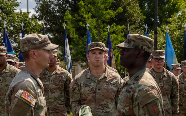 1st Brigade Engineer Battalion Reflagging Ceremony
