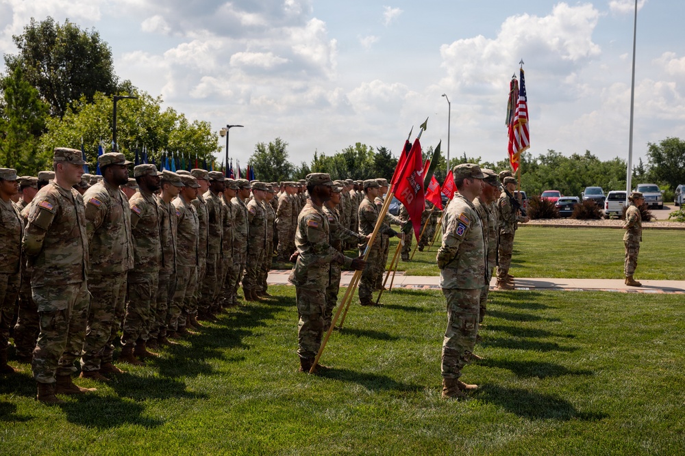 1st Brigade Engineer Battalion Reflagging Ceremony