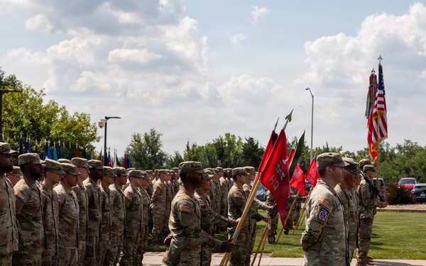 1st Brigade Engineer Battalion Reflagging Ceremony