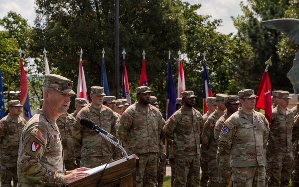 1st Brigade Engineer Battalion Reflagging Ceremony