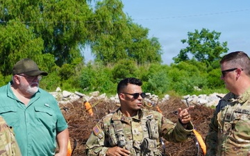 La. Guard supports St. Tammany Parish coastal restoration with Christmas tree drop