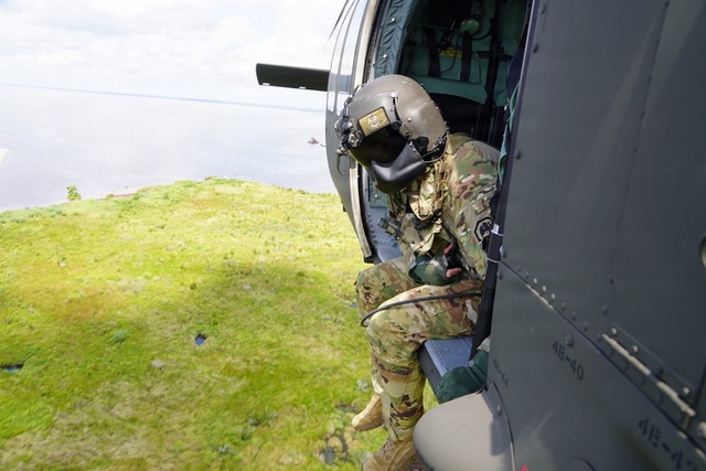 La. Guard supports St. Tammany Parish coastal restoration with Christmas tree drop