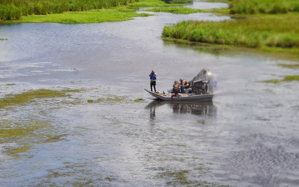 La. Guard supports St. Tammany Parish coastal restoration with Christmas tree drop