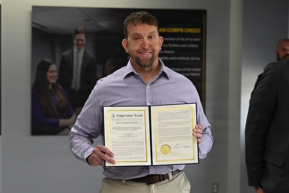 McClain names TACOM equipment specialist Veteran of the Month