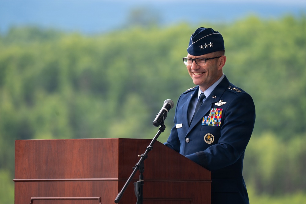 611th Air Operations Center Change of Command
