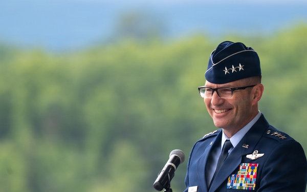 611th Air Operations Center Change of Command