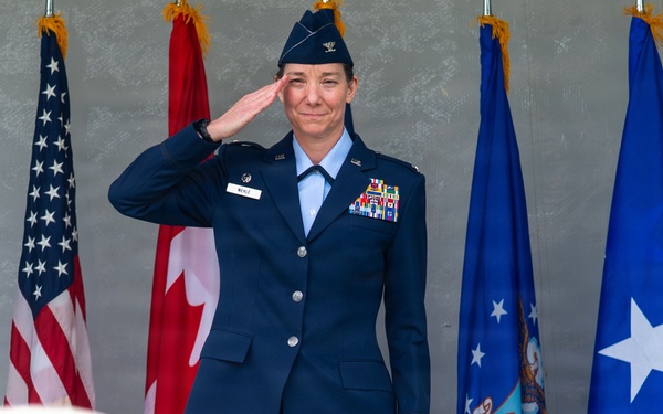 611th Air Operations Center Change of Command