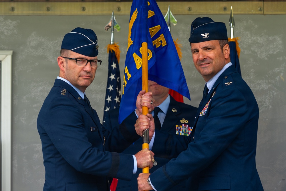 611th Air Operations Center Change of Command