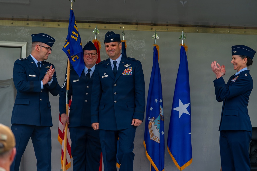 611th Air Operations Center Change of Command